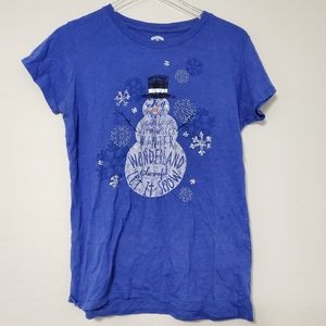 2 For 20 Holiday Time Snow Man Shirt